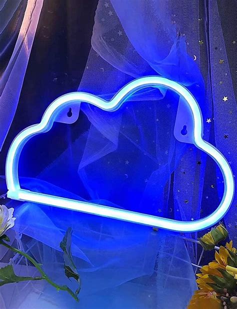 Cloud Neon Sign Lighting Home Decor Room Decor Night Etsy