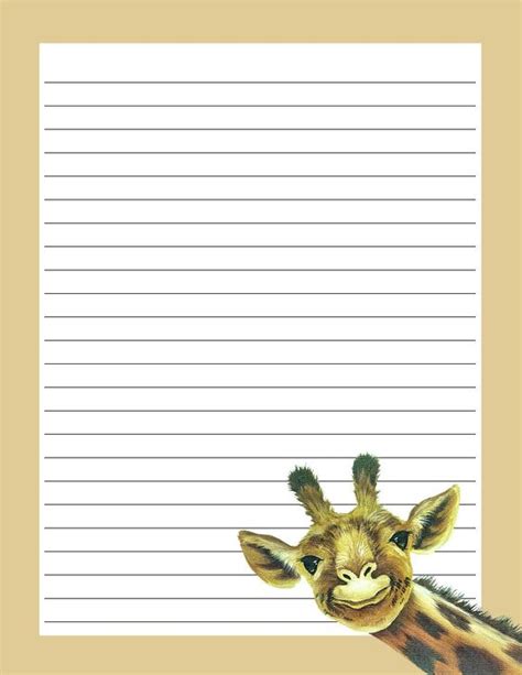 And as a result, i sometimes like to make cute and quirky things. Giraffe | Printable Stationery | Pinterest | Giraffes