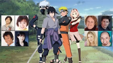 Famous Naruto Characters Voice Actors My Otaku World