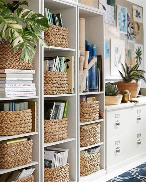 Creative Decorating Ideas Using Wicker Baskets Home Office Decor