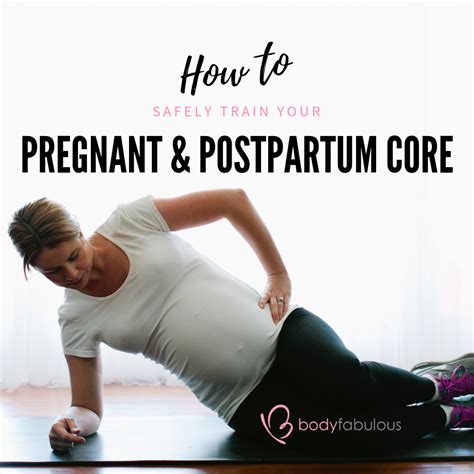 Safe Abdominal Exercises For Pregnancy Postpartum Bodyfabulous