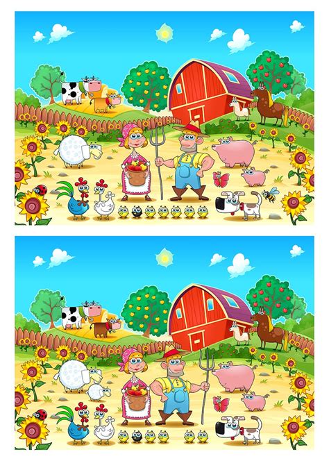 Spot The Differences Design Template Place