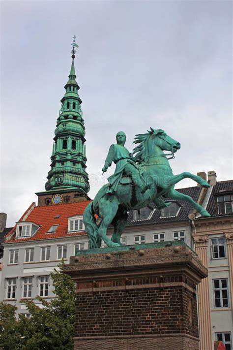 Absalon Statue Copenhagen Stock Image Image Of