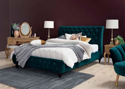 Super King 6ft Green Velvet Bed Frame Indulge Ez Living Furniture