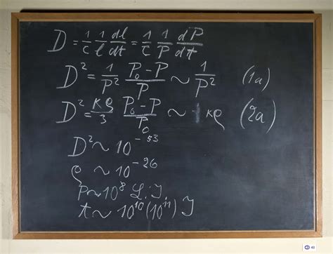 Blackboard Used By Albert Einstein History Of Science Museum