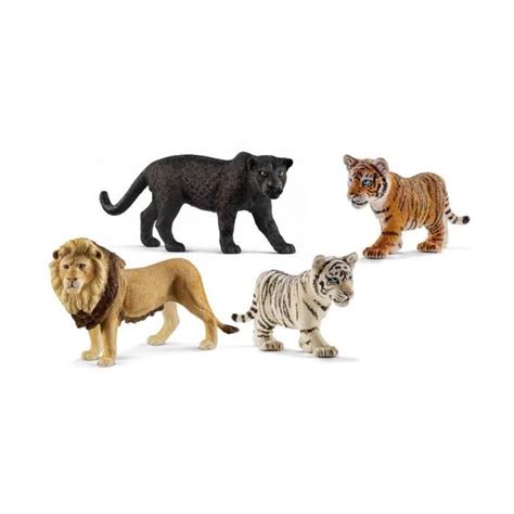Schleich Figurines Miniature Animaux Sauvages Panthèrebébé Tigre