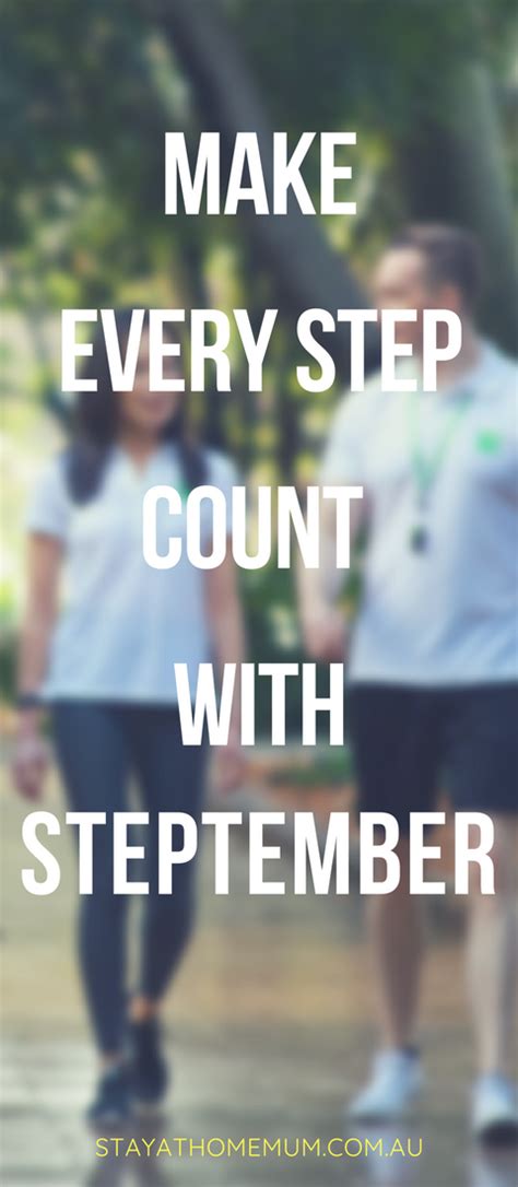 Make Every Step Count With Steptember