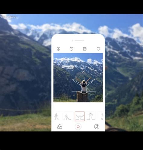 This App Uses A Camera Overlay As A Guide For Instagram Worthy Poses