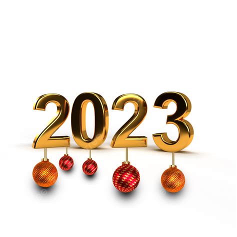 3d 2023 Feliz Ano Novo Png 3d 2023 Png Ouro 3d 2023 2023 3d Png