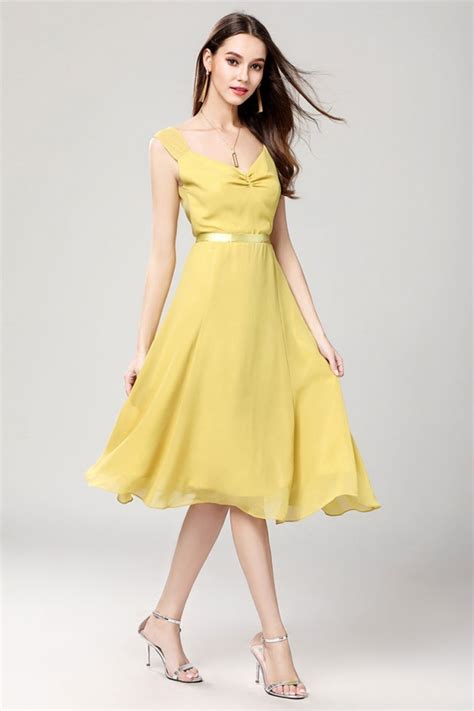 Get the best deals on cheap cocktail party dresses and save up to 70% off at poshmark now! Discount Yellow Chiffon Summer Cocktail Party Dress ...