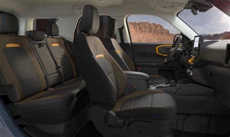 2023 Ford Bronco Sport Interior Features Color Options And Cargo Space