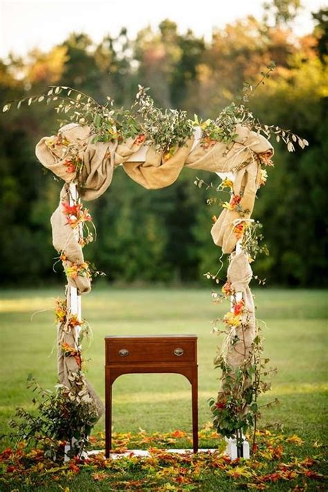 40 Outdoor Fall Wedding Arch And Altar Ideas Page 5 Hi Miss Puff