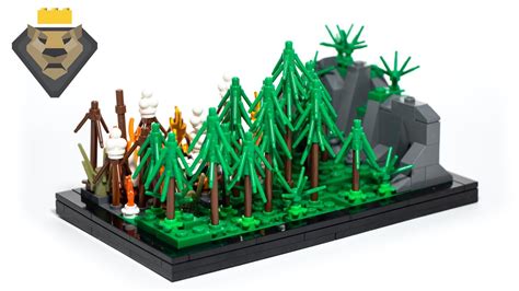 Lego Micro Scale Forest Fire Moc Youtube