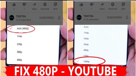 How To Fix Youtube 480p Issue And Watch In High Resolution Youtube