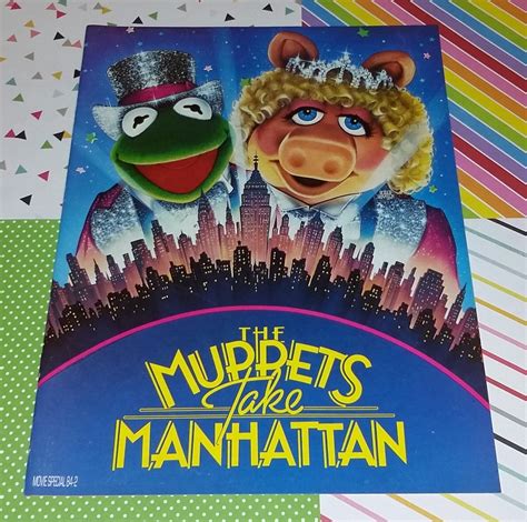 Vintage 1984 Jim Hensons The Muppets Take Manhattan Movie Etsy Jim