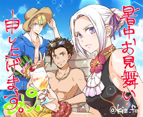 Check spelling or type a new query. Safebooru - 1girl 2boys beach blonde hair blue eyes blush ...