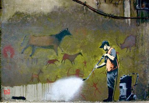 Banksy Power Washer Canvas Wall Art Framed Print Various Sizes