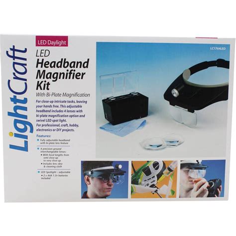 lightcraft led headband magnifier kit hobbycraft