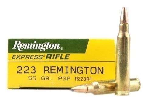 Remington Express Ammunition 223 Remington 55 Grain Pointed Soft Point
