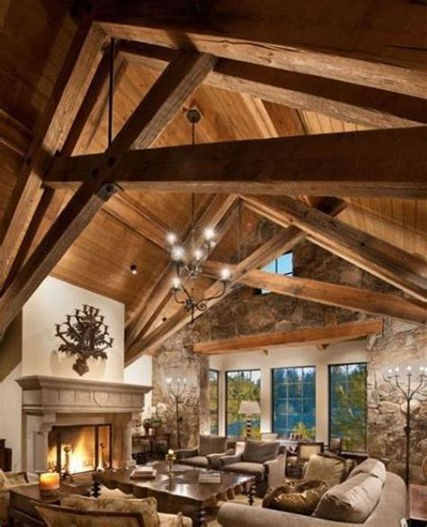 Cool Rustic Wooden Ceiling Design Ideas 32 Ceiling Design Ceiling