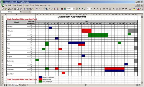 Officehelp Template 00028 Calendar Plan Year Planner Template