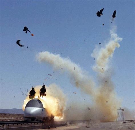 Sled Test For Escapac Ejection Seats