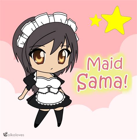 Nerd Otaku Lol Maid Chibi