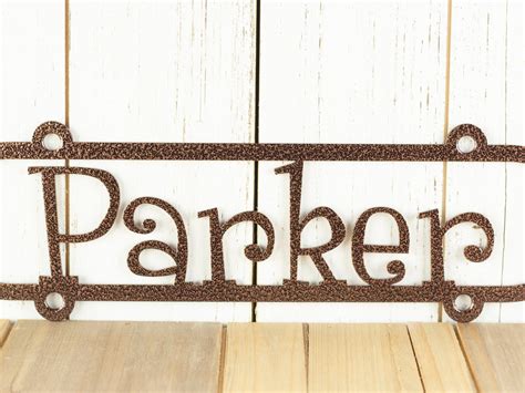 Custom Metal Name Sign Personalized Name Plaque Outdoor Etsy