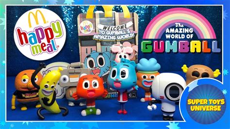 The Amazing World Of Gumball Mcdonalds Happy Meal Toys Full Set