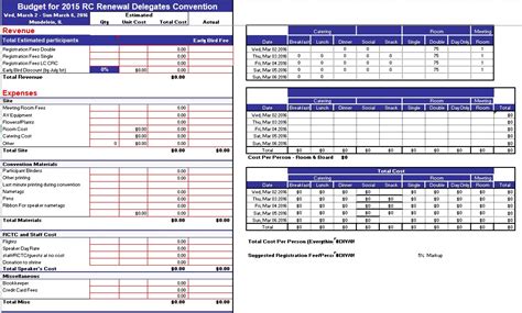 15 Free Event Budget Templates Ms Office Documents