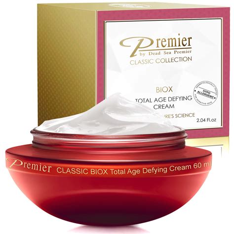 Premier Dead Sea Biox Total Age Defying Cream Face Moisturizer Anti