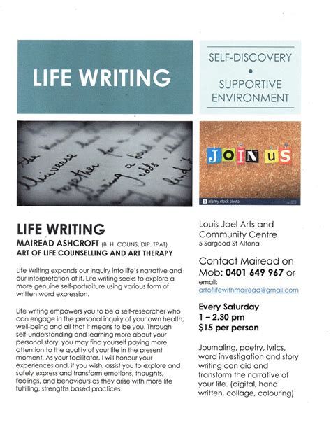 Art Of Life Counselling Writing Expands Our Inquiry Into Lifes