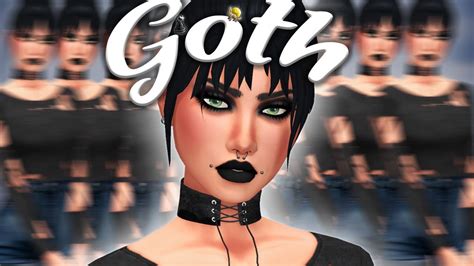 Sims 4 Goth Sim