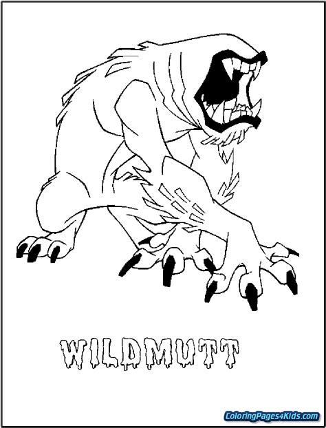 Ben 10 Coloring Pages Free Printable Coloring Pages At