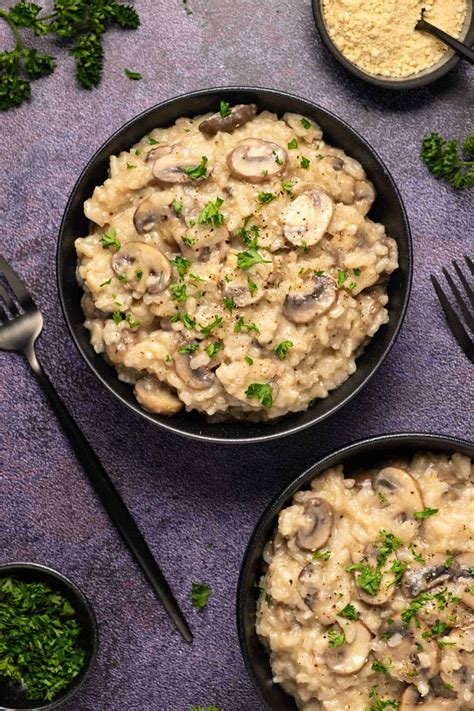 Creamy Vegan Mushroom Risotto Loving It Vegan