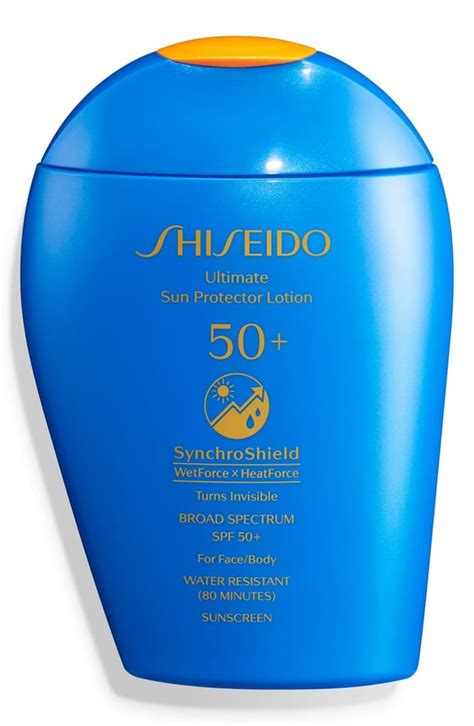 Shiseido Ultimate Sun Protector Lotion Spf 50 Sunscreen The Best Beauty Products From