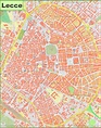 Lecce tourist map - Ontheworldmap.com