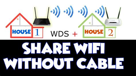 Wifi Share One Router To Another Router Without Any Cable WDS YouTube