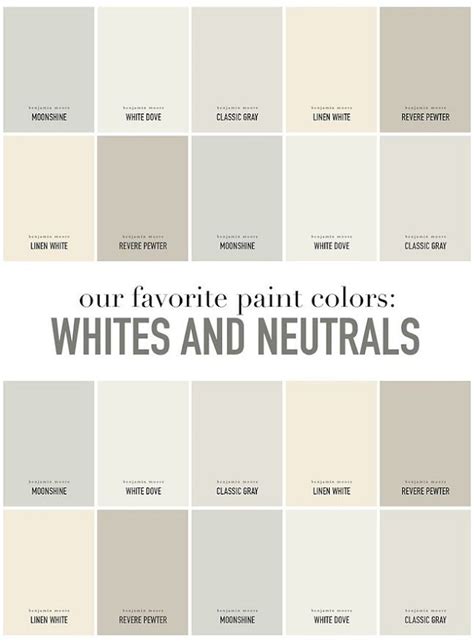 Interior Designer Favorite Whites And Neutrals Paint Colors By Benjamin