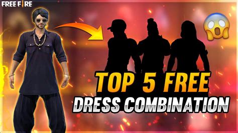 Top 5 Free Dress Combination With Desi Gangster Bundle 🤯 No Top Up