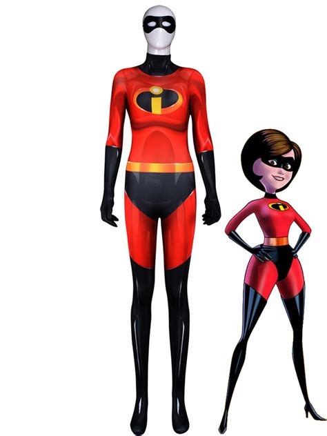 3d Printed Female The Incredibles 2 Elastigirl Cosplay Costumes [18083006] 45 99 Yourstore