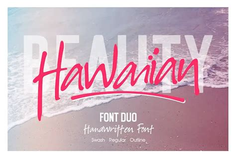 51 Tropical Hawaiian Fonts For Your Summer Designs Onedesblog