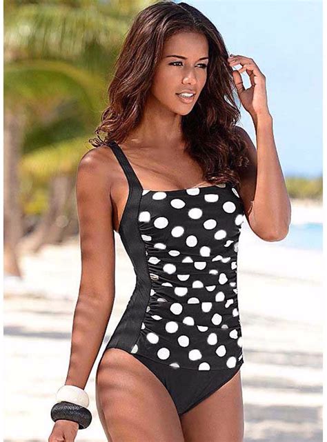 Nakiaeoi New One Piece Swimsuit Women Plus Size Swimwear Large