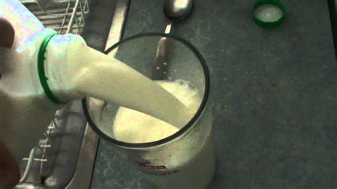 How To Pour A Glass Of Milk Youtube