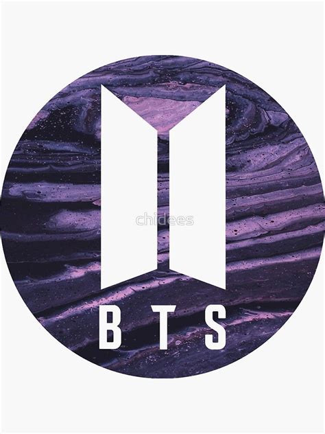 The logo comes hot on the heels of the announcement of the first wave of virtual new york comic con panels. "bts - marble logo" Sticker by chidees | Redbubble bts ...