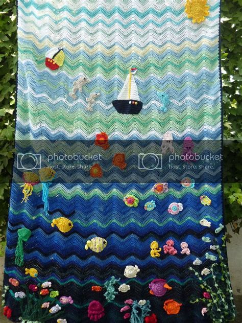 Vecilijas Corner Under The Sea Crochet Blanket Blanket Crochet