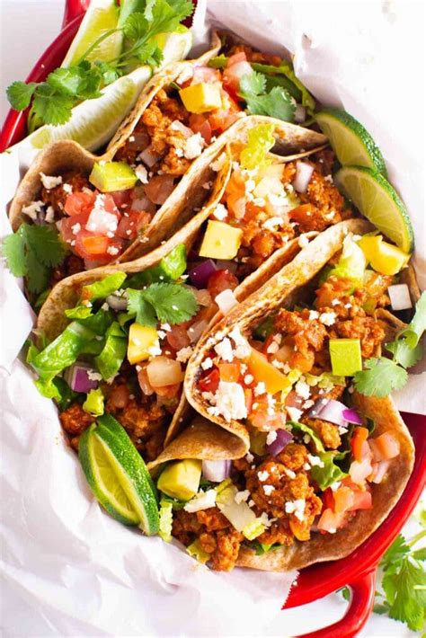 Juicy Ground Turkey Tacos Such Easy Recipe Ifoodreal Com