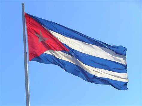 National Cuban Flag Stock Image Image Of Advertising 207659515