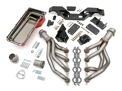 LS Engine SWAP IN A BOX KIT For LS In Camaro Or Firebird With Auto Trans Raw Headers