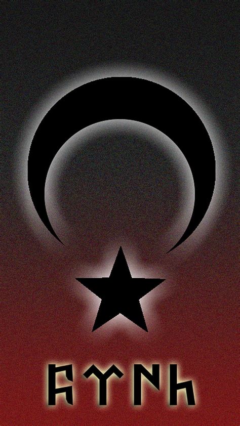 Turk Bayragi ay flag flag göktürk red turkish türkçü uygur